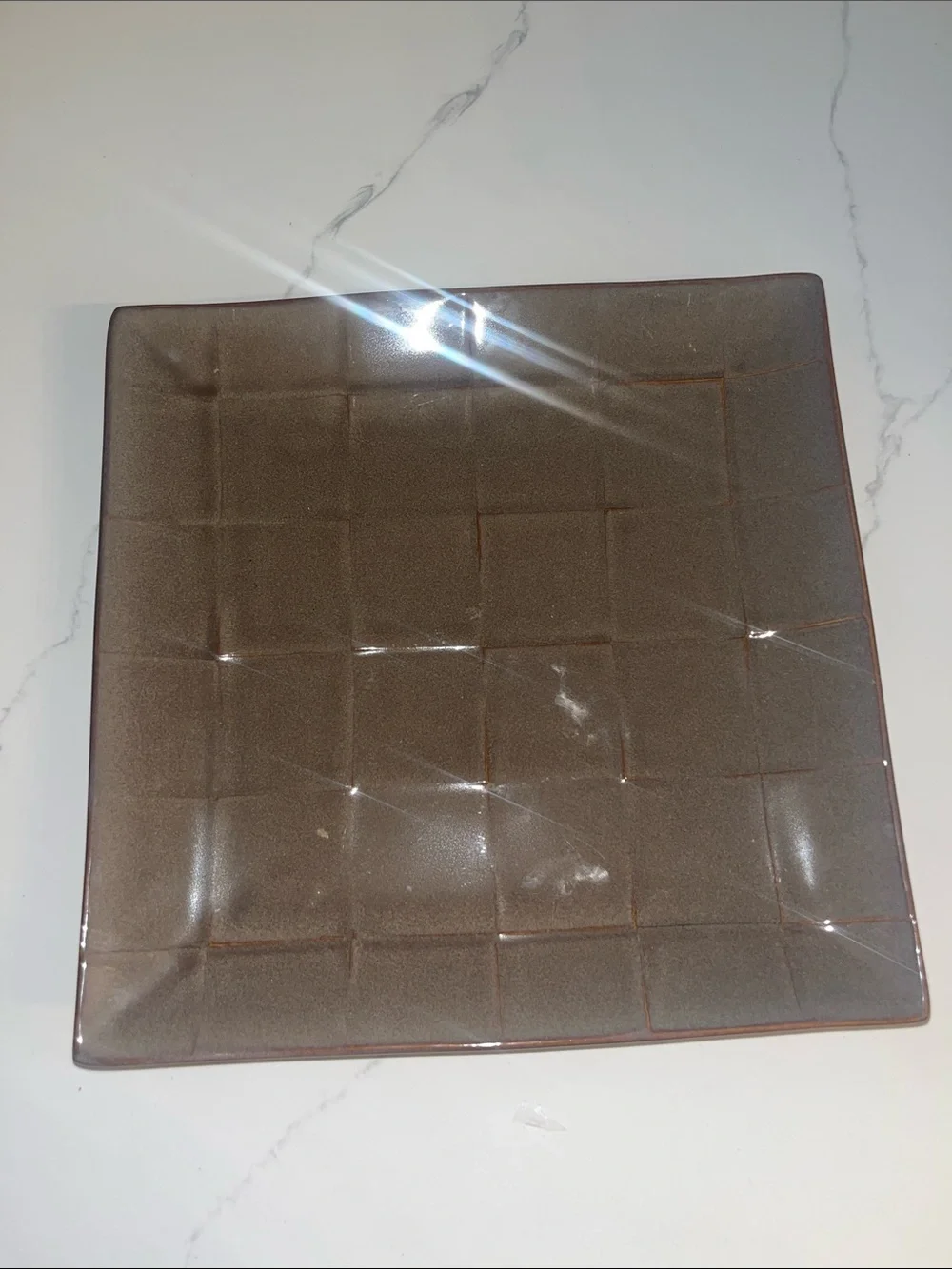 Pier 1 Woven-Pattern Square Serving Tray - Home Accents